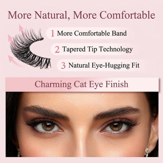 🔥 Last Day Buy 1 Get 1 Free💥 Buy More Save More💐Waterproof & Reusable Self-Adhesive Eyelashes