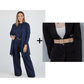 ⏳Time-Limited Special⏰Elegant 3-piece Set: Long Cardigan, Top & Pants💞