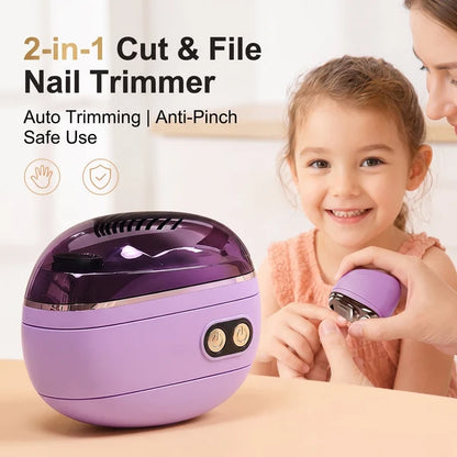 ✂️ LIMITED-TIME 50% OFF! 💅 2-in-1 Smart Electric Nail Clipper & Polisher 🌟