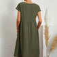 ⏰Last Day Sale 60% Off💃Solid Color Sleeveless Loose Cotton and Linen Pocket Dress