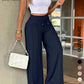 ⏳Last Day Sale Only ￡15.99!!👖💥Women's High-Waisted Straight Leg Trousers – Front seam & elastic back – Versatile, comfortable & perfect for office or casual wear ✨🌸