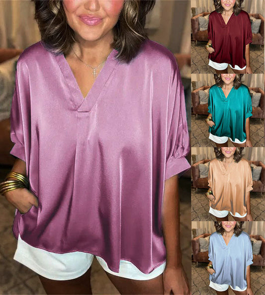🔥Summer Sale 50%🔥Classic Women's Blouse in Silk Satin