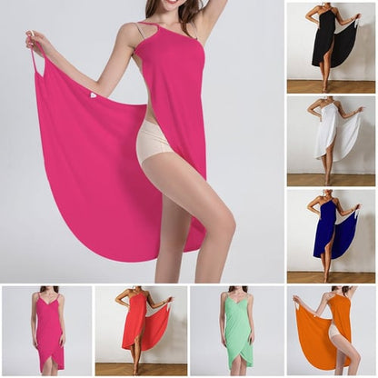 🔥HOT SALE 50% OFF😲-🌊Women's Beach Wrap Dress Cover-up💖BUY 2 GET FREE SHIPPING👍Each Only £9.99!!