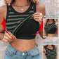 💖LAST DAY SPECIAL PRICE: ￡11.99!!💖Ribbed Stretchy Tank Top with Shelf Bra