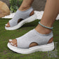 🌟2026 Summer Hot Sale 70% OFF🎁Women’s Knit Platform Sandals – Lightweight, Breathable & Arch-Supported 🏝️☁️