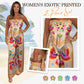 🔥New Arrival 60% OFF⚡50K+ SOLD!💝Spaghetti Strap Printed Top & Loose Women's Pants 2-Piece Set