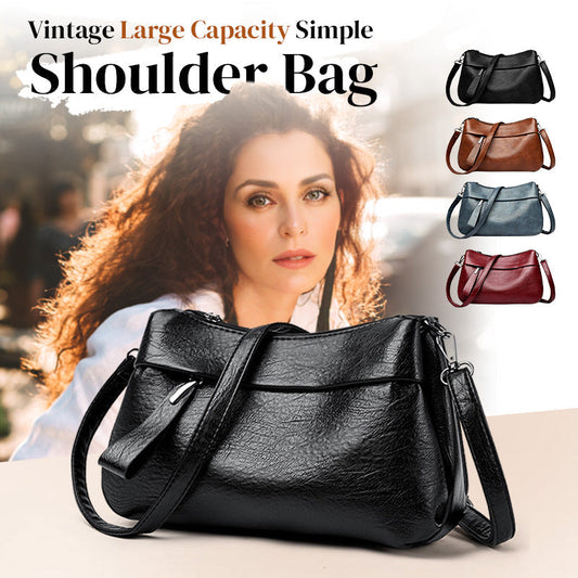 🔥Buy 2 get free shipping🔥 Vintage Large Capacity Simple Shoulder Bag
