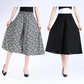 🔥HOT SALE🔥Women's High Elastic Waist Pleated Chiffon Wide Leg Culottes