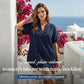 🌸Summer Sale 60% OFF👕Fashion Loose Solid Color Short Sleeve Top