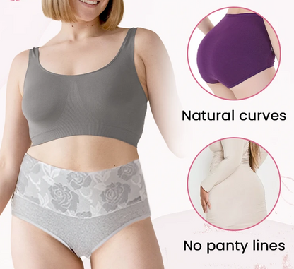 🔥Cotton High Waist Abdominal Slimming Hygroscopic Antibacterial Underwear