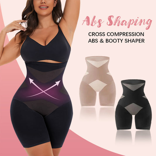 🔥2025 Hot Sale 50% Off 🔥NEW CROSS COMPRESSION HIGH WAISTED SHAPER