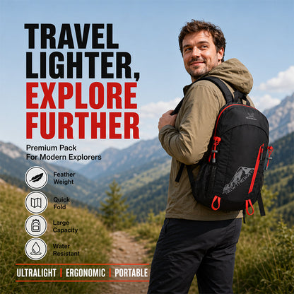 🔥LAST DAY SALE ONLY ￡8.99!!🔥Foldable Waterproof Camping Backpack🎒