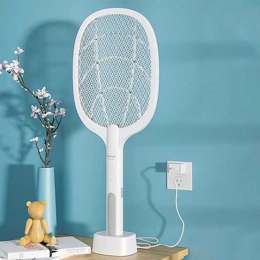 🔥HOT SALE🔥USB Rechargeable Electric Fly Swatter Large Insect Racket