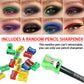 💕Limited Sale 50% Off💧14-Pack Waterproof Colored Gel Eyeliner Pencil – Metallic & Shimmer Finishes, Smudge-Proof