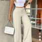 ⏳Last Day Sale Only ￡15.99!!👖💥Women's High-Waisted Straight Leg Trousers – Front seam & elastic back – Versatile, comfortable & perfect for office or casual wear ✨🌸