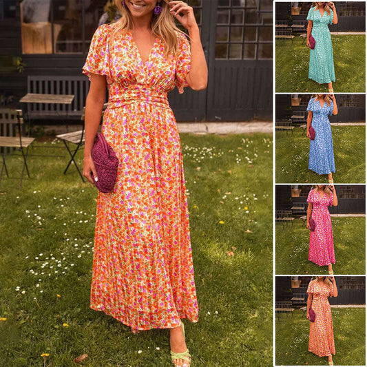 💐 Special sale 50% OFF🌸Women's Sweet Vintage Floral Dress