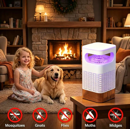 🦟50% OFF NOW!☀️UV Fly Trap with Transparent Catch Box – Odorless, chemical-free & effective for indoor pest control🏠