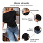 👕Summer Hot Sale⚡50K+ SOLD!🎁Women's Asymmetrical Off-Shoulder Batwing Sleeve Top