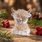 🐮Mini Highland Cow Ice Cube & Dessert Mold🧊🍪 Cute 3D Ice for Drinks, Parties & Gifts💕