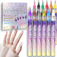 ⏳ LAST DAY SALE 50% OFF! 🎁12 Colors Nail Art Pens Set🎨💅