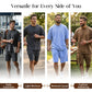 💎50% ON SOLID COLOR SPORTS SETS!💎Moisture-Wicking Comfort, Loose Fit & Perfect for Gym to Street🏃‍♂️👕