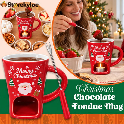 ✨CHRISTMAS SALE 50% OFF✨🍫Chocolate Fondue Mug with Tealight Holder
