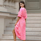 🏖️Summer Cool Deal: 70% OFF!!🎀Women's V-Neck Printed Dress