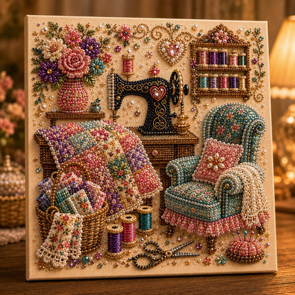 ⏳🔥Limited Time — 67% OFF!🎁✨ Cozy Hobby Rooms 3D Diamond Painting Kit💎