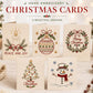 🌲 🪡 Christmas Hand Embroidery Card DIY Kit | Stitch Your Way Into the Christmas Spirit ✨ 🎁