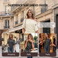👕Summer Hot Sale⚡50K+ SOLD!🎁Women's Asymmetrical Off-Shoulder Batwing Sleeve Top