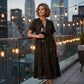 🔥Women's V-Neck Leopard Print Maxi Dress