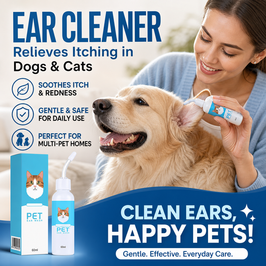 🥳LAST DAY BUY 2 GET 1 FREE!!💞50K+ SOLD!⏳🐶🐱 Ear cleaner, Relieves itching in dogs & cats