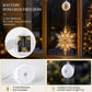 ⏳LAST DAY SALE ONLY ￡6.99!!🎄❄️ DIY Christmas Snowflake Suction Cup LED Lights ✨ | Battery Operated, Warm & Multi-Colour, Window Suction Lights, Christmas Home & Party Decor