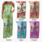 🔥New Arrival 60% OFF⚡50K+ SOLD!💝Spaghetti Strap Printed Top & Loose Women's Pants 2-Piece Set