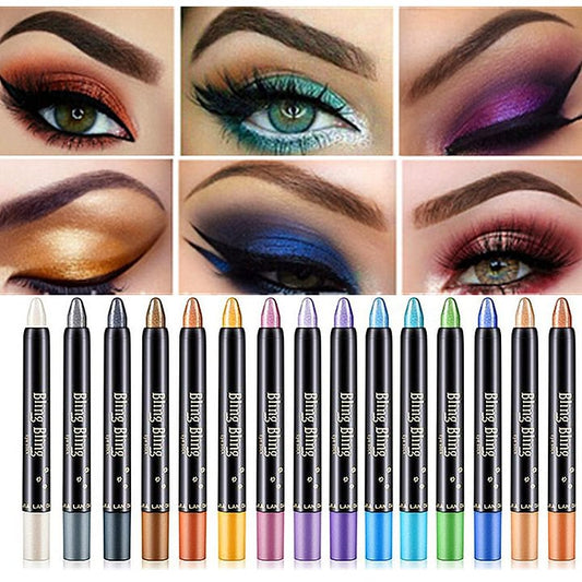 🎉Buy 1 Get 1 Free🎉15 Color Highlighter Eyeshadow Pencil Waterproof Glitter Eye Shadow Eyeliner Pen