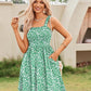 💐LAST DAY Special Price⚡50K+ SOLD!💃Women's Summer Dresses Casual Square Neck Floral Sundress With Pockets