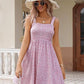 💐LAST DAY Special Price⚡50K+ SOLD!💃Women's Summer Dresses Casual Square Neck Floral Sundress With Pockets