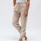 🌸LAST DAY SPECIAL PRICE!!🌸Women's Elastic Waist Cotton Linen Casual Pants