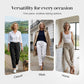 🌸LAST DAY SPECIAL PRICE!!🌸Women's Elastic Waist Cotton Linen Casual Pants