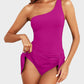 🏖️Last Day Sale 60% OFF👙One Shoulder Skirted One Piece Swimsuit