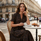 🔥Women's V-Neck Leopard Print Maxi Dress