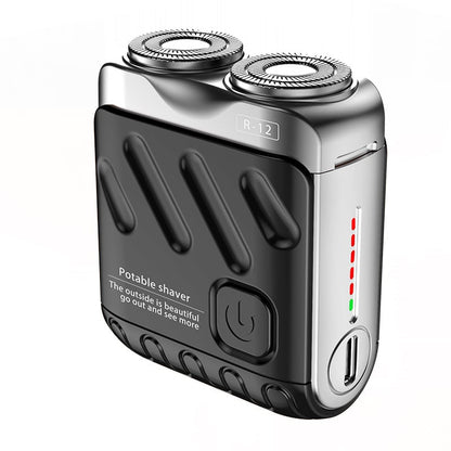 ⏳ Limited time 50% off! 💥2025 New Portable Rotary Dual Ring Electric Shaver（The more you buy, the higher the discount）