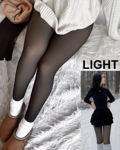 ❄️NEW YEAR SALE🤩Translucent Polyester Lined Tights