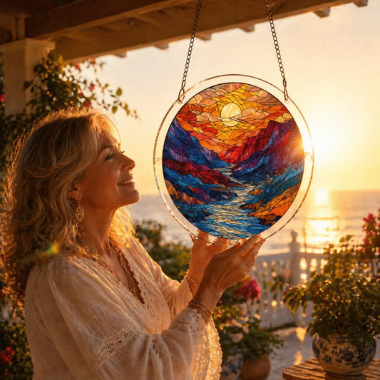 🔥LAST DAY 60% OFF ☀️🛍️Acrylic Jigsaw Puzzle Suncatcher 83 Pieces