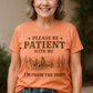 👕I'M From 1900S✨ Women's Vintage Letter Print Round Neck Tee