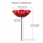 🔥2026 Mother's Day Gifts 70% Off🎁Handmade Metal Flower Garden Stake🐦