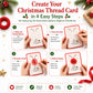 🎄 🧵Merry & Bright Christmas DIY Kit– Create Beautiful Handmade Holiday Cards ✨