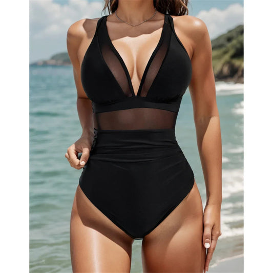 🌷 Meet Summer BIG sale ￡11.99 ONLY TODAY!!🏝️Mesh Tummy Control Swimsuit