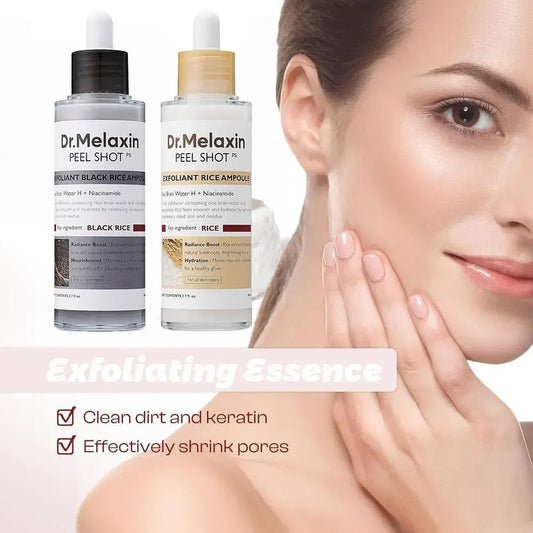 NEW: 🏆 2025 RATED SKIN CARE INNOVATION🌾 CocoBeauty Peel Shot Glow Rice Ampoule Duo