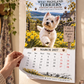 ✨🌲2027 West Highland Terriers Through The Seasons Wall Calendar | Cute Westie Outdoor Adventure Hanging Calendar, Perfect Gift For Dog Lovers 🐶